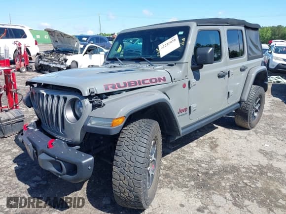 ✅ 2018 Jeep Wrangler Unlimited Rubicon • VIN: 1C4HJXFG6JW267087 • Лот: 42235058. Опубликован ранее на IAAI с пробегом 93 962 миль. Бесплатный доступ к архиву аукционных продаж из США и подробный отчёт об истории автомобиля на DreamBid. Изображение 2.
