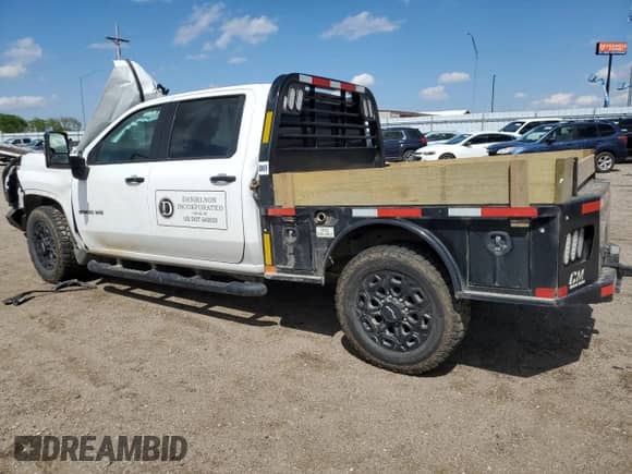 2024 Chevrolet Silverado 3500HD LT с VIN 2GC4YTEY4R1165755, выставлен на аукционе Copart как лот 56788505 с пробегом Не указан миль и Списание • Salvage title. История ставок и продаж доступна на DreamBid. Изображение 2.