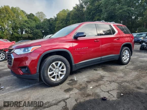 ✅ 2019 Chevrolet Traverse LT Cloth • VIN: 1GNERGKW1KJ144005 • Lot: 85499535. Wystawiony na Copart z przebiegiem 140 004 mil. Bezpłatny archiwum sprzedaży aukcyjnych z USA i szczegółowy raport historii pojazdu na DreamBid. Zdjęcie 1.
