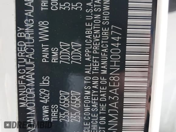 ✅ 2022 Hyundai Tucson SE • VIN: 5NMJA3AE8NH004477 • Lot: 76228434. Wystawiony na Copart z przebiegiem 40 791 mil. Bezpłatny archiwum sprzedaży aukcyjnych z USA i szczegółowy raport historii pojazdu na DreamBid. Zdjęcie 13.