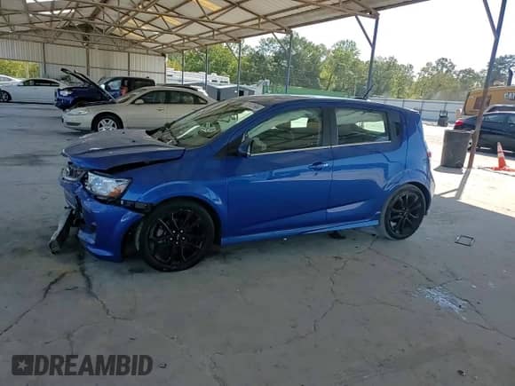 2020 Chevrolet Sonic Premier with VIN 1G1JF6SB6L4103398, listed as a Copart auction lot 75131904 with 45,371 mi miles and Salvage title. Bid and sale history available at DreamBid. Image 11.