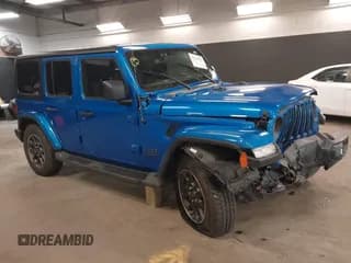 ✅ 2021 Jeep Wrangler Unlimited Sport S • VIN: 1C4HJXDN5MW717673 • Lot: 42210527. Wystawiony na IAAI z przebiegiem 35 635 mil. Bezpłatny archiwum sprzedaży aukcyjnych z USA i szczegółowy raport historii pojazdu na DreamBid. Zdjęcie 1.