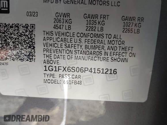 ✅ 2023 Chevrolet Bolt EV 2LT • VIN: 1G1FX6S06P4151216 • Lot: 40927615. Wystawiony na IAAI z przebiegiem 10 859 mil. Bezpłatny archiwum sprzedaży aukcyjnych z USA i szczegółowy raport historii pojazdu na DreamBid. Zdjęcie 9.