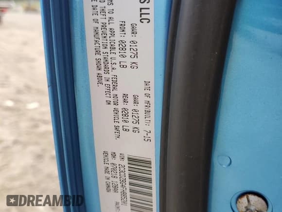 ✅ 2015 Dodge Challenger SXT Plus • VIN: 2C3CDZBG4FH885201 • Lot: 71443183. Wystawiony na Copart z przebiegiem 188 872 mil. Bezpłatny archiwum sprzedaży aukcyjnych z USA i szczegółowy raport historii pojazdu na DreamBid. Zdjęcie 12.