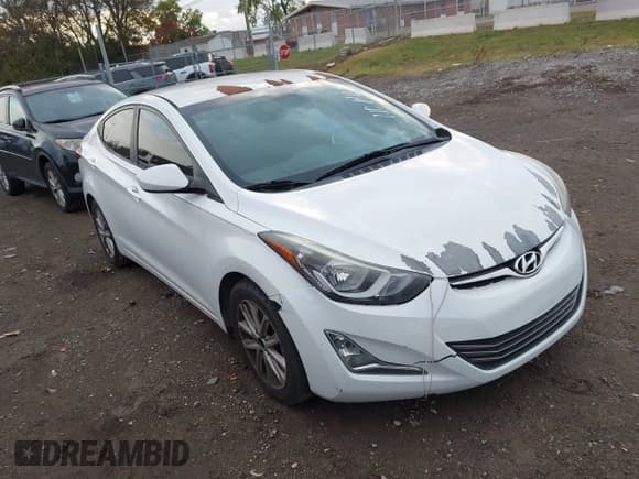 ✅ 2016 Hyundai Elantra SE • VIN: 5NPDH4AE8GH690010 • Lot: 43664176. Listed on IAAI with 145,176 mi. Free auction sales archive from the USA and detailed vehicle history report at DreamBid. Image 1.