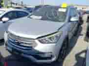 2017 Hyundai Santa Fe Ultimate with VIN 5XYZW4LAXHG412627, listed as a IAAI auction lot 43464775 with 86,112 mi miles and . Bid and sale history available at DreamBid. Image 2.