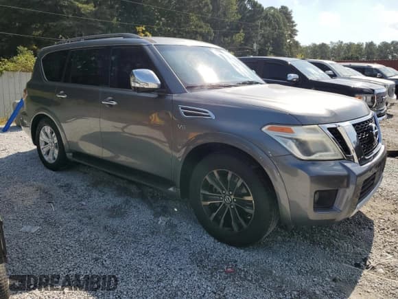✅ 2017 Nissan Armada Platinum • VIN: JN8AY2NF7H9303892 • Lot: 81440955. Listed on Copart with 211,147 mi. Free auction sales archive from the USA and detailed vehicle history report at DreamBid. Image 4.