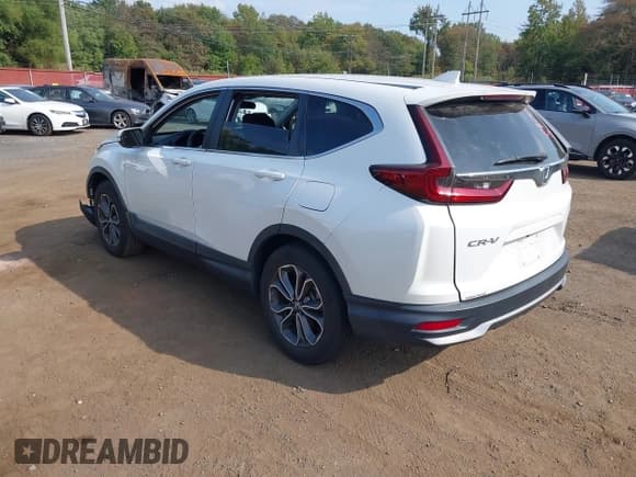 ✅ 2021 Honda CR-V EX • VIN: 2HKRW2H55MH609191 • Lot: 43246682. Listed on IAAI with Not provided. Free auction sales archive from the USA and detailed vehicle history report at DreamBid. Image 3.