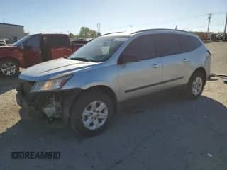 2017 Chevrolet Traverse LS z VIN 1GNKRFED7HJ145823, wystawiony jako Copart lot #82596235 z przebiegiem 163 057 mil mil oraz Szkoda całkowita • Salvage title. Historia ofert i sprzedaży dostępna na DreamBid. Obrazek 1.