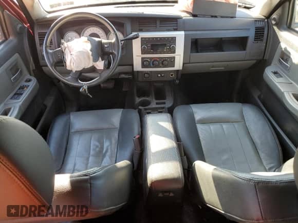 2008 Dodge Dakota Laramie with VIN 1D7HW58N68S602809, listed as a Copart auction lot 77963754 with Not provided miles and Salvage title. Bid and sale history available at DreamBid. Image 8.