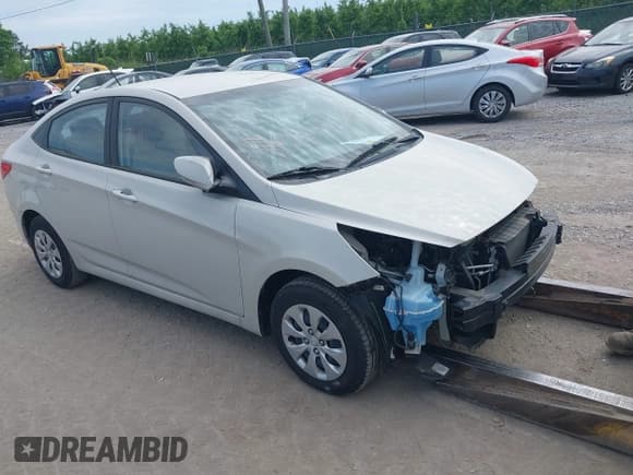 ✅ 2016 Hyundai Accent SE • VIN: KMHCT4AE2GU006712 • Lot: 42307401. Listed on IAAI with 86,301 mi. Free auction sales archive from the USA and detailed vehicle history report at DreamBid. Image 1.
