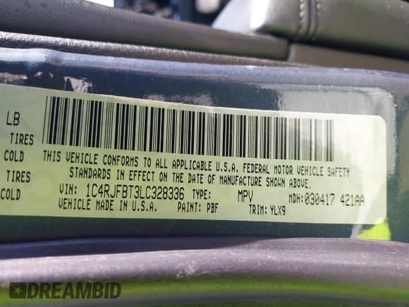 ✅ 2020 Jeep Grand Cherokee Limited X • VIN: 1C4RJFBT3LC328336 • Лот: 43574577. Опубликован ранее на IAAI с пробегом 57 643 миль. Бесплатный доступ к архиву аукционных продаж из США и подробный отчёт об истории автомобиля на DreamBid. Изображение 9.