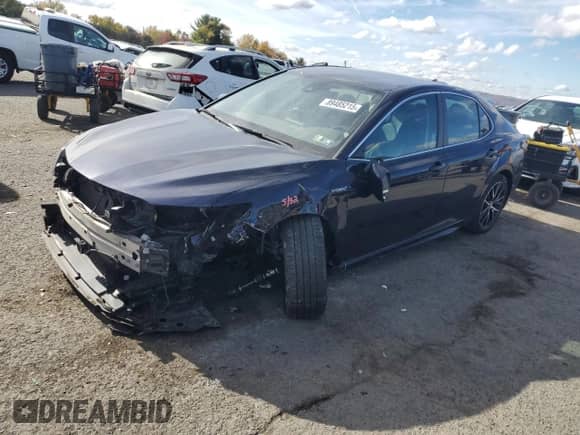 2021 Toyota Camry Hybrid SE с VIN 4T1G31AK3MU566112, выставлен на аукционе Copart как лот 89485215 с пробегом 47 664 миль миль и Списание • Salvage title. История ставок и продаж доступна на DreamBid. Изображение 1.