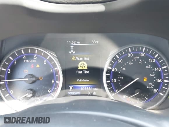 ✅ 2017 Infiniti Q50 Premium • VIN: JN1EV7AR6HM832057 • Lot: 42627529. Wystawiony na IAAI z przebiegiem 103 381 mil. Bezpłatny archiwum sprzedaży aukcyjnych z USA i szczegółowy raport historii pojazdu na DreamBid. Zdjęcie 7.