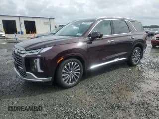 ✅ 2023 Hyundai Palisade Calligraphy • VIN: KM8R74GE3PU640522 • Лот: 72993674. Опубликован ранее на Copart с пробегом 14 475 миль. Бесплатный доступ к архиву аукционных продаж из США и подробный отчёт об истории автомобиля на DreamBid. Изображение 1.