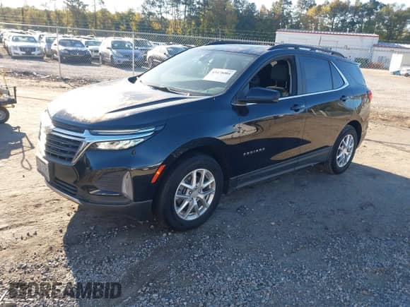 2024 Chevrolet Equinox LT z VIN 3GNAXKEG6RL110589, wystawiony jako IAAI lot #43478004 z przebiegiem 50 837 mil mil oraz . Historia ofert i sprzedaży dostępna na DreamBid. Obrazek 2.