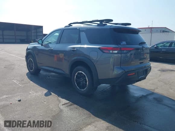 ✅ 2025 Nissan Pathfinder Rock Creek • VIN: 5N1DR3BD5SC233507 • Lot: 42978786. Listed on IAAI with 5,272 mi. Free auction sales archive from the USA and detailed vehicle history report at DreamBid. Image 3.