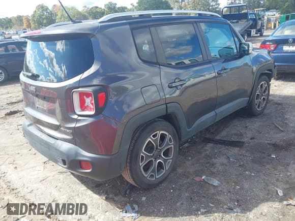 ✅ 2016 Jeep Renegade Limited • VIN: ZACCJADT4GPC96326 • Lot: 43543123. Wystawiony na IAAI z przebiegiem 146 930 mil. Bezpłatny archiwum sprzedaży aukcyjnych z USA i szczegółowy raport historii pojazdu na DreamBid. Zdjęcie 4.