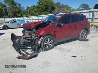 ✅ 2018 Toyota RAV4 XLE • VIN: 2T3WFREV6JW491253 • Lot: 90856865. Listed on Copart with 120,704 mi. Free auction sales archive from the USA and detailed vehicle history report at DreamBid. Image 1.