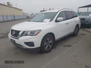 ✅ 2018 Nissan Pathfinder S • VIN: 5N1DR2MN0JC667283 • Lot: 43871847. Listed on IAAI with 117,032 mi. Free auction sales archive from the USA and detailed vehicle history report at DreamBid. Image 2.