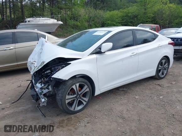 ✅ 2015 Hyundai Elantra Sport • VIN: KMHDH4AH6FU322211 • Lot: 41969375. Listed on IAAI with 111,211 mi. Free auction sales archive from the USA and detailed vehicle history report at DreamBid. Image 2.