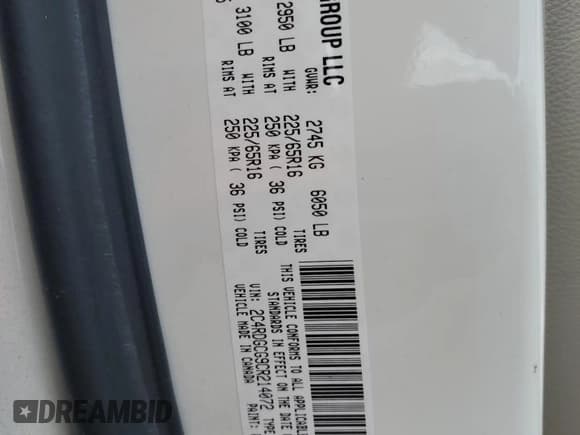 ✅ 2012 Dodge Grand Caravan SXT • VIN: 2C4RDGCG9CR214072 • Lot: 82005105. Wystawiony na Copart z przebiegiem 124 394 mil. Bezpłatny archiwum sprzedaży aukcyjnych z USA i szczegółowy raport historii pojazdu na DreamBid. Zdjęcie 14.