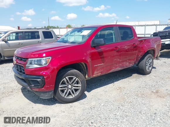 ✅ 2021 Chevrolet Colorado 2WD Work Truck • VIN: 1GCGSBEN6M1225919 • Lot: 43152845. Listed on IAAI with 103,813 mi. Free auction sales archive from the USA and detailed vehicle history report at DreamBid. Image 2.