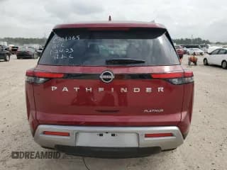 ✅ 2023 Nissan Pathfinder Platinum • VIN: 5N1DR3DH1PC203489 • Lot: 42710023. Listed on Copart with 6,009 mi. Free auction sales archive from the USA and detailed vehicle history report at DreamBid. Image 6.