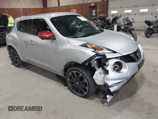 ✅ 2015 Nissan Juke Nismo • VIN: JN8AF5MV6FT561367 • Lot: 43791569. Listed on IAAI with 105,532 mi. Free auction sales archive from the USA and detailed vehicle history report at DreamBid. Image 1.