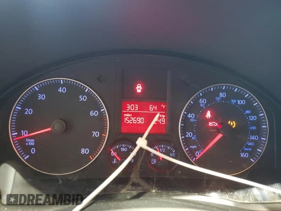 ✅ 2009 Volkswagen Jetta SE • VIN: 3VWRZ71K89M073761 • Lot: 52799345. Listed on Copart with 152,690 mi. Free auction sales archive from the USA and detailed vehicle history report at DreamBid. Image 9.