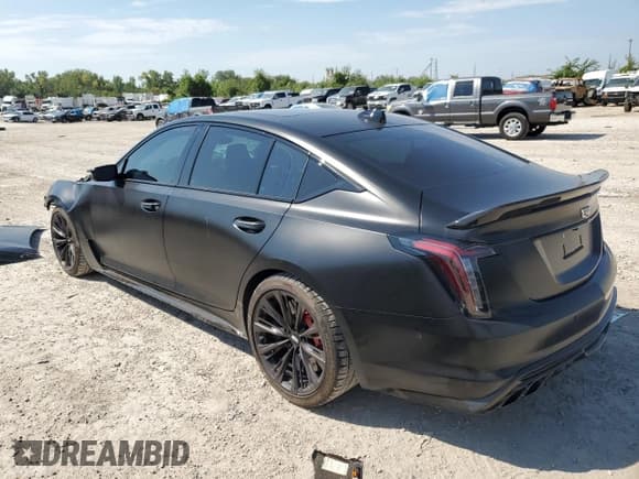 ✅ 2024 Cadillac CT5-V Blackwing • VIN: 1G6D35R68R0810831 • Lot: 80462375. Listed on Copart with 4,096 mi. Free auction sales archive from the USA and detailed vehicle history report at DreamBid. Image 2.