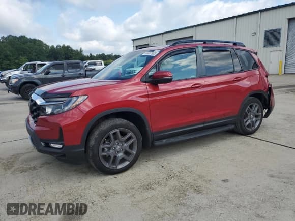 ✅ 2022 Honda Passport EX-L • VIN: 5FNYF8H59NB031479 • Lot: 66687805. Listed on Copart with 17,850 mi. Free auction sales archive from the USA and detailed vehicle history report at DreamBid. Image 1.