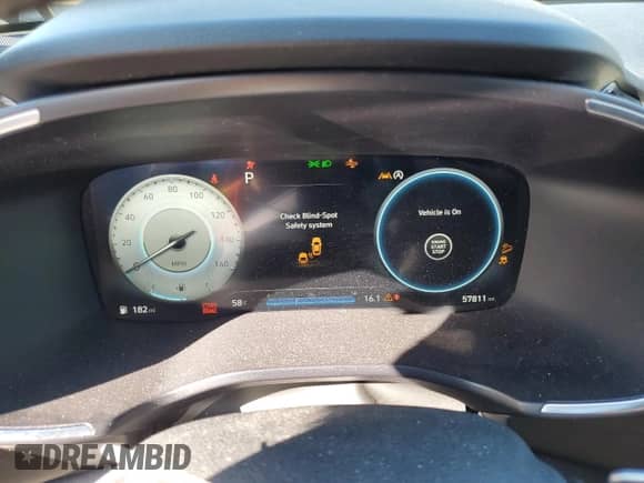 2021 Hyundai Santa Fe Calligraphy with VIN 5NMS5DAL7MH363234, listed as a Copart auction lot 86188865 with 57,811 mi miles and Salvage title. Bid and sale history available at DreamBid. Image 9.