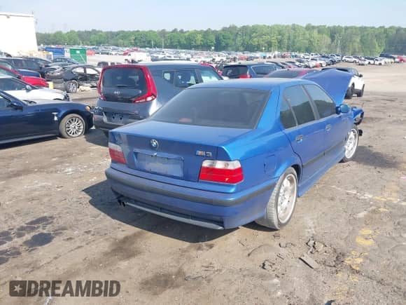 1998 BMW 3 Series M3s with VIN WBSCD9324WEE08785, listed as a IAAI auction lot 42065988 with 202,400 mi miles and . Bid and sale history available at DreamBid. Image 4.