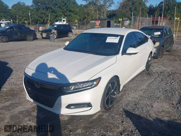 2018 Honda Accord Sport with VIN 1HGCV1F37JA006638, listed as a IAAI auction lot 43459889 with 119,479 mi miles and . Bid and sale history available at DreamBid. Image 2.