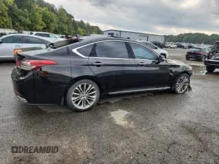 ✅ 2015 Hyundai Genesis 3.8L • VIN: KMHGN4JE8FU050210 • Лот: 90255795. Опубликован ранее на Copart с пробегом Не указан. Бесплатный доступ к архиву аукционных продаж из США и подробный отчёт об истории автомобиля на DreamBid. Изображение 3.