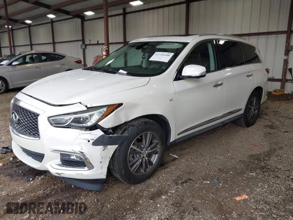 ✅ 2018 Infiniti QX60 • VIN: 5N1DL0MN5JC511665 • Лот: 42716908. Опубликован ранее на IAAI с пробегом 133 000 миль. Бесплатный доступ к архиву аукционных продаж из США и подробный отчёт об истории автомобиля на DreamBid. Изображение 2.