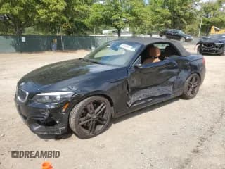 ✅ 2019 BMW 2 Series M240i • VIN: WBA2N1C51K7D19859 • Lot: 80575295. Listed on Copart with 94,869 mi. Free auction sales archive from the USA and detailed vehicle history report at DreamBid. Image 1.