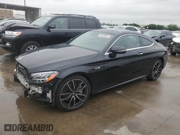 ✅ 2022 Mercedes-Benz C 43 AMG • VIN: W1KWJ6EB7NG109418 • Lot: 55928653. Wystawiony na Copart z przebiegiem 20 881 mil. Bezpłatny archiwum sprzedaży aukcyjnych z USA i szczegółowy raport historii pojazdu na DreamBid. Zdjęcie 1.