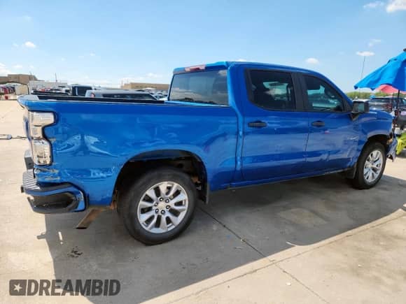 2022 Chevrolet Silverado 1500 Custom with VIN 3GCPABEK8NG626528, listed as a Copart auction lot 67318435 with 103,480 mi miles and Clean title. Bid and sale history available at DreamBid. Image 3.