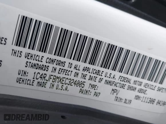 ✅ 2014 Jeep Grand Cherokee Limited • VIN: 1C4RJFBMXEC324005 • Лот: 43701281. Опубликован ранее на IAAI с пробегом 171 571 миль. Бесплатный доступ к архиву аукционных продаж из США и подробный отчёт об истории автомобиля на DreamBid. Изображение 9.