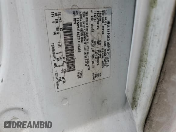 ✅ 2003 Ford Expedition Special Service • VIN: 1FMPU16L23LC52356 • Лот: 71928645. Опубликован ранее на Copart с пробегом 146 577 миль. Бесплатный доступ к архиву аукционных продаж из США и подробный отчёт об истории автомобиля на DreamBid. Изображение 13.