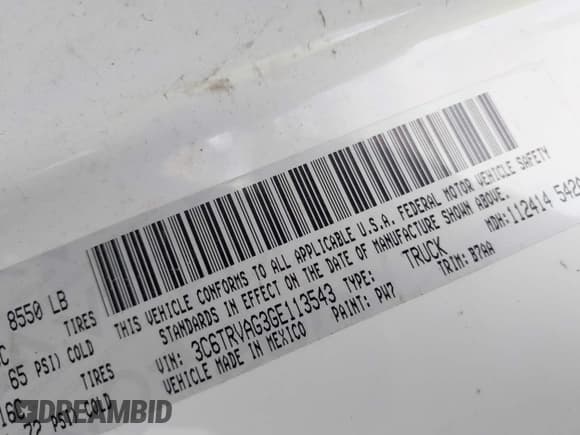 ✅ 2016 Ram ProMaster Cargo • VIN: 3C6TRVAG3GE113543 • Lot: 43030235. Wystawiony na IAAI z przebiegiem 242 530 mil. Bezpłatny archiwum sprzedaży aukcyjnych z USA i szczegółowy raport historii pojazdu na DreamBid. Zdjęcie 9.