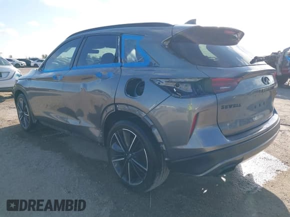 ✅ 2023 Infiniti QX50 Sport • VIN: 3PCAJ5FA8PF107355 • Lot: 43637736. Wystawiony na IAAI z przebiegiem 36 485 mil. Bezpłatny archiwum sprzedaży aukcyjnych z USA i szczegółowy raport historii pojazdu na DreamBid. Zdjęcie 3.