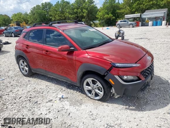 ✅ 2023 Hyundai Kona SEL • VIN: KM8K62ABXPU043066 • Lot: 83763215. Listed on Copart with 77,507 mi. Free auction sales archive from the USA and detailed vehicle history report at DreamBid. Image 4.