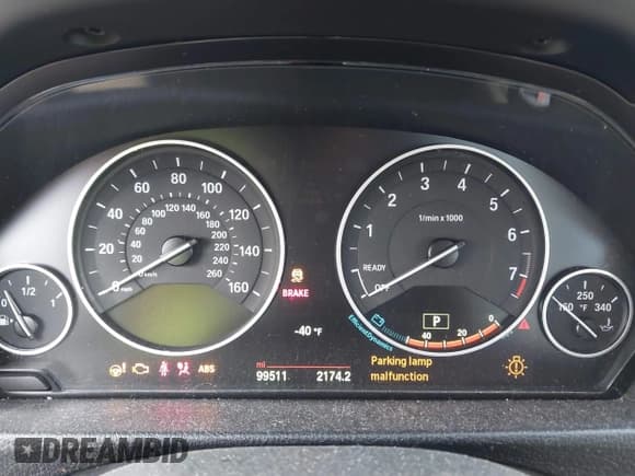 ✅ 2015 BMW 3 Series 328i • VIN: WBA3A5G54FNS90096 • Lot: 41778545. Listed on IAAI with 99,511 mi. Free auction sales archive from the USA and detailed vehicle history report at DreamBid. Image 7.