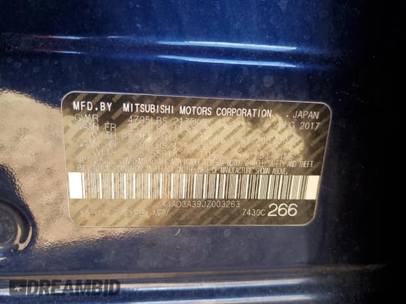 ✅ 2018 Mitsubishi Outlander SE • VIN: JA4AD3A39JZ003263 • Lot: 89815035. Wystawiony na Copart z przebiegiem 109 311 mil. Bezpłatny archiwum sprzedaży aukcyjnych z USA i szczegółowy raport historii pojazdu na DreamBid. Zdjęcie 13.