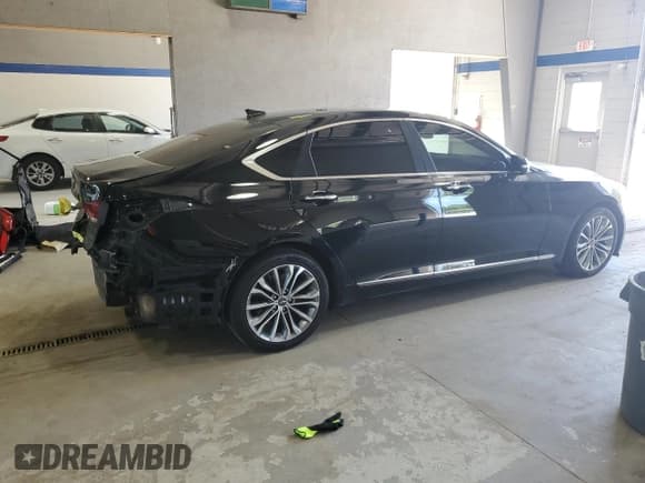 ✅ 2017 Genesis G80 3.8L • VIN: KMHGN4JE7HU206515 • Lot: 57493675. Listed on Copart with 115,108 mi. Free auction sales archive from the USA and detailed vehicle history report at DreamBid. Image 3.
