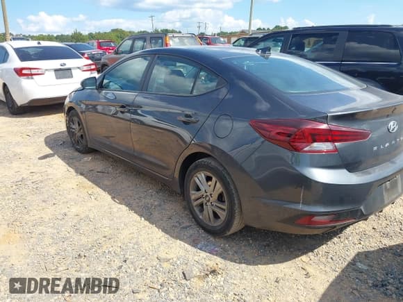✅ 2020 Hyundai Elantra SEL • VIN: 5NPD84LF4LH620164 • Lot: 43191593. Listed on IAAI with 75,712 mi. Free auction sales archive from the USA and detailed vehicle history report at DreamBid. Image 3.