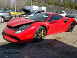 ✅ 2018 Ferrari 488 • VIN: ZFF79ALA4J0235986 • Lot: 46669795. Wystawiony na Copart z przebiegiem 23 726 mil. Bezpłatny archiwum sprzedaży aukcyjnych z USA i szczegółowy raport historii pojazdu na DreamBid. Zdjęcie 1.